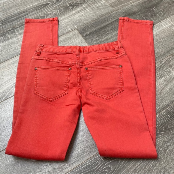 NWT Free people salmon slim straight jeans 24 - Picture 8 of 9